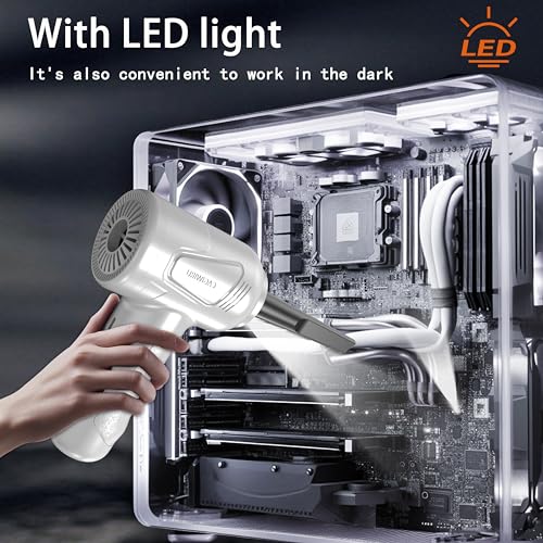 Cordless Electric Air Duster with LED Light U805