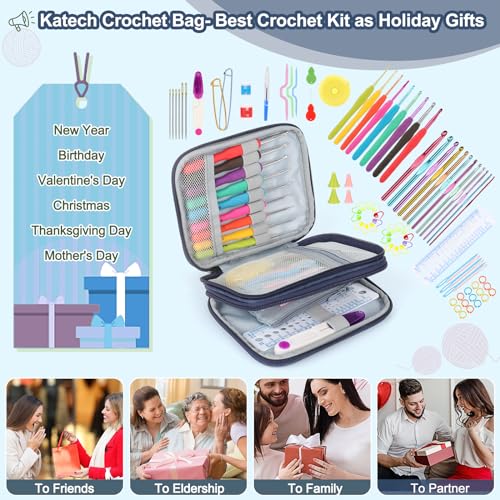 382 Yards Cotton Yarn Kit with Hooks and Accessories L810656