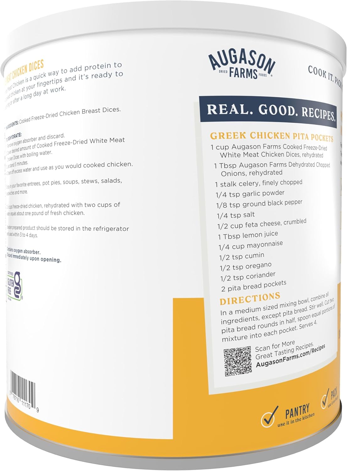 Freeze-Dried White Meat Chicken, 16 oz Z7548