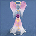 Lavender Angel Glass Figurine Q70566