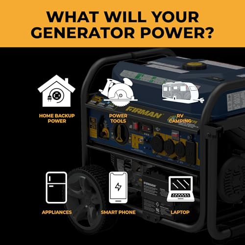11400W Electric Start Portable Generator H935216