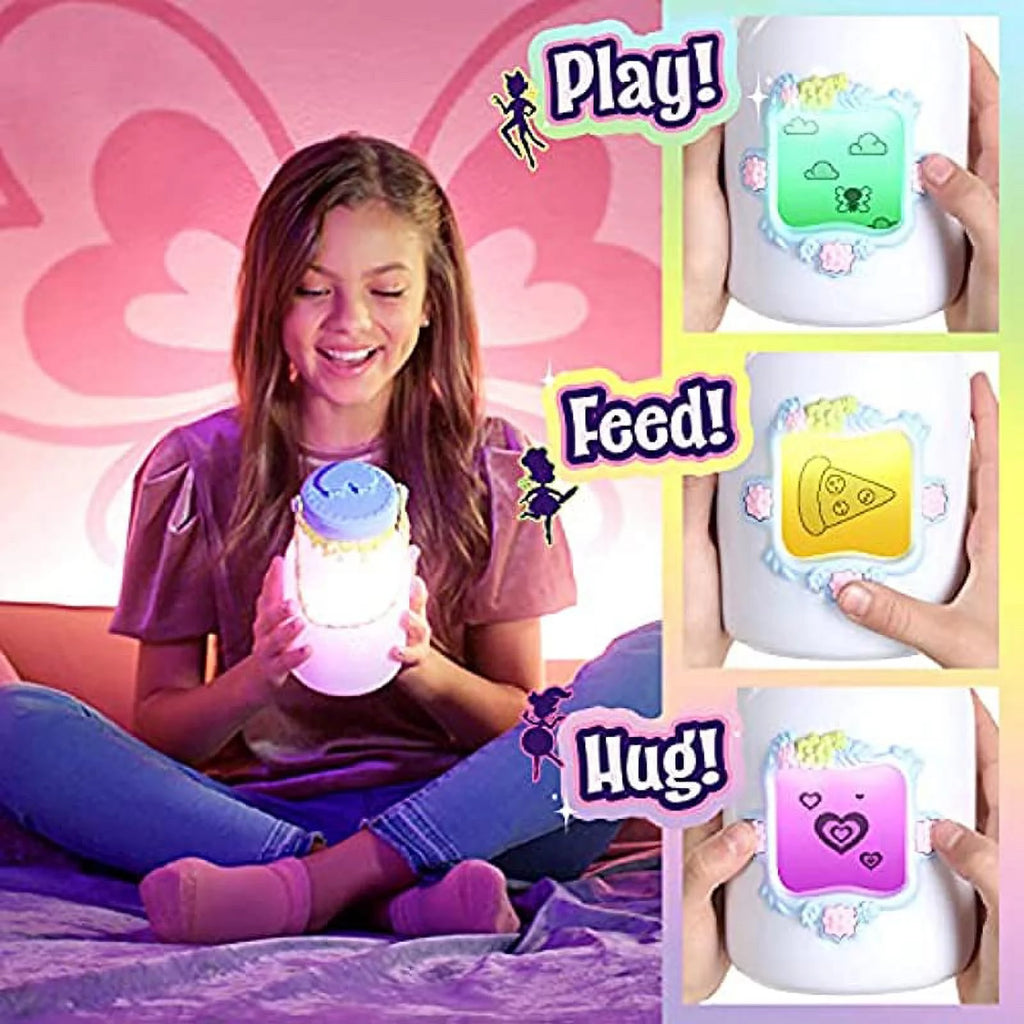 Electronic Fairy Jar Catches 30+ Virtual Fairies (Pink) U227121