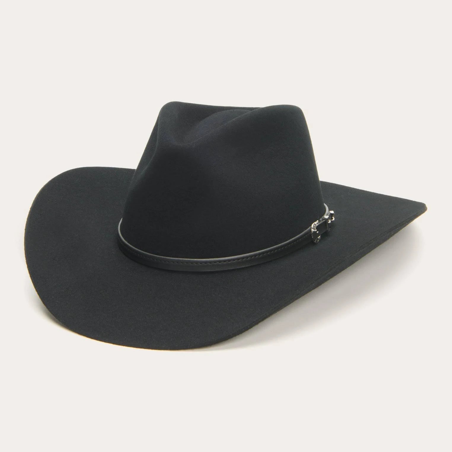 Black Buffalo Fur Hat T872