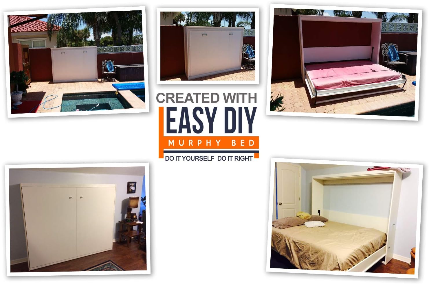 Queen Size Hardware Kit for Murphy Bed C6546