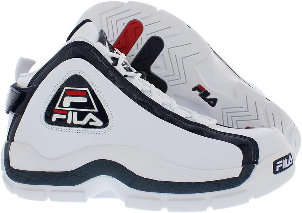 Men's Basketball Shoes 11.5 White Navy Red Y579