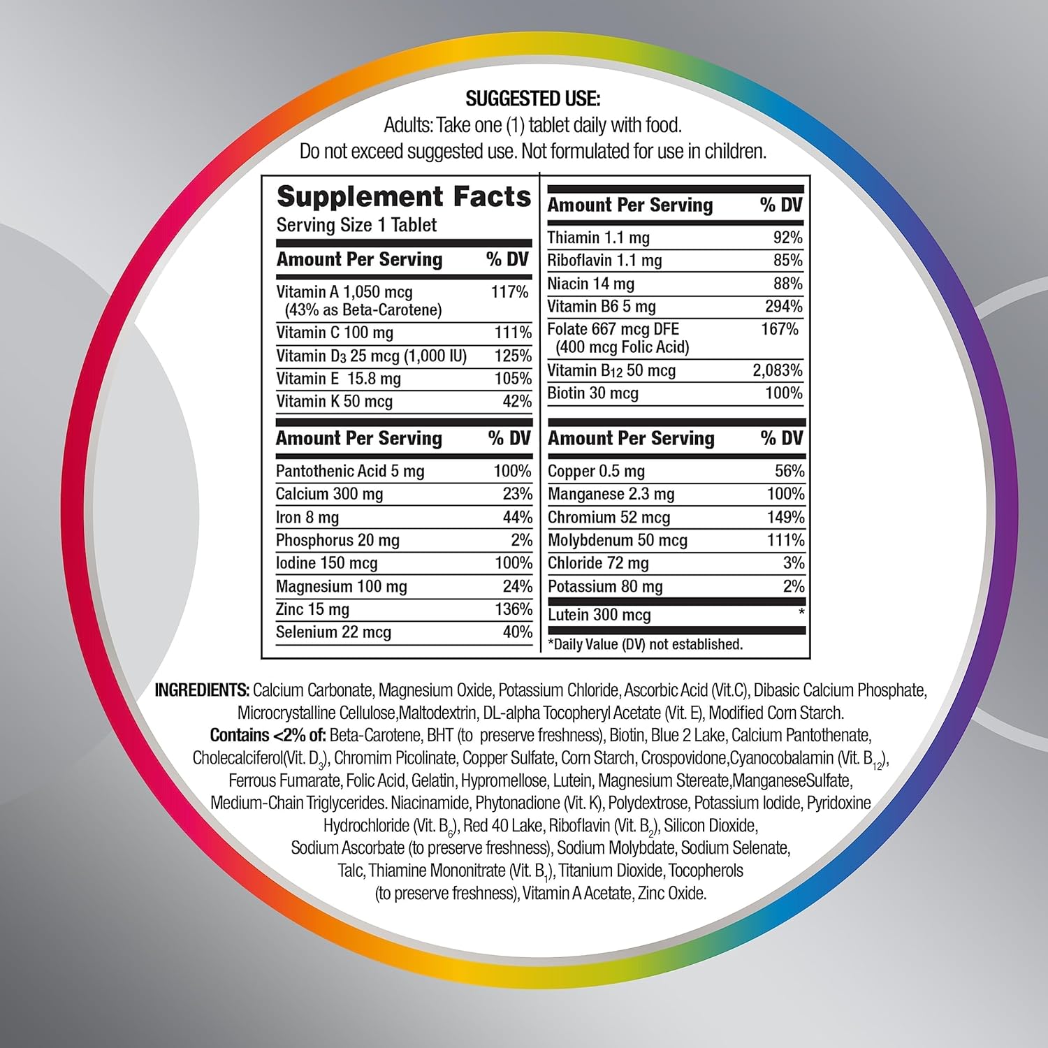 Women's Multivitamin 200 Ct Z23237