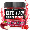 2 Pack 1500mg Keto ACV Gummies with Pomegranate & Beetroot W3610