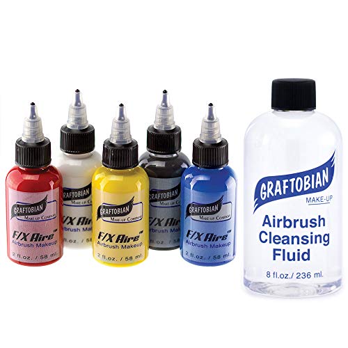 Primary Colors Set (5 Colors) Airbrush Makeup Body Paint N39311