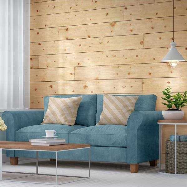 1 in. x 8 in. x 6 ft. Barn Wood Pine Shiplap Board Q9445