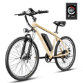 Electric Bike with Peak 500W Motor, 360Wh Removable Battery, 7-Speed, 26" Tires and Front Fork Suspension U77201