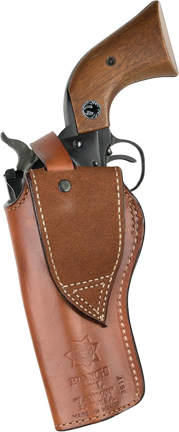 Lawman Holster Tan Lh Lg Sngl Act 4 5/8In F2348