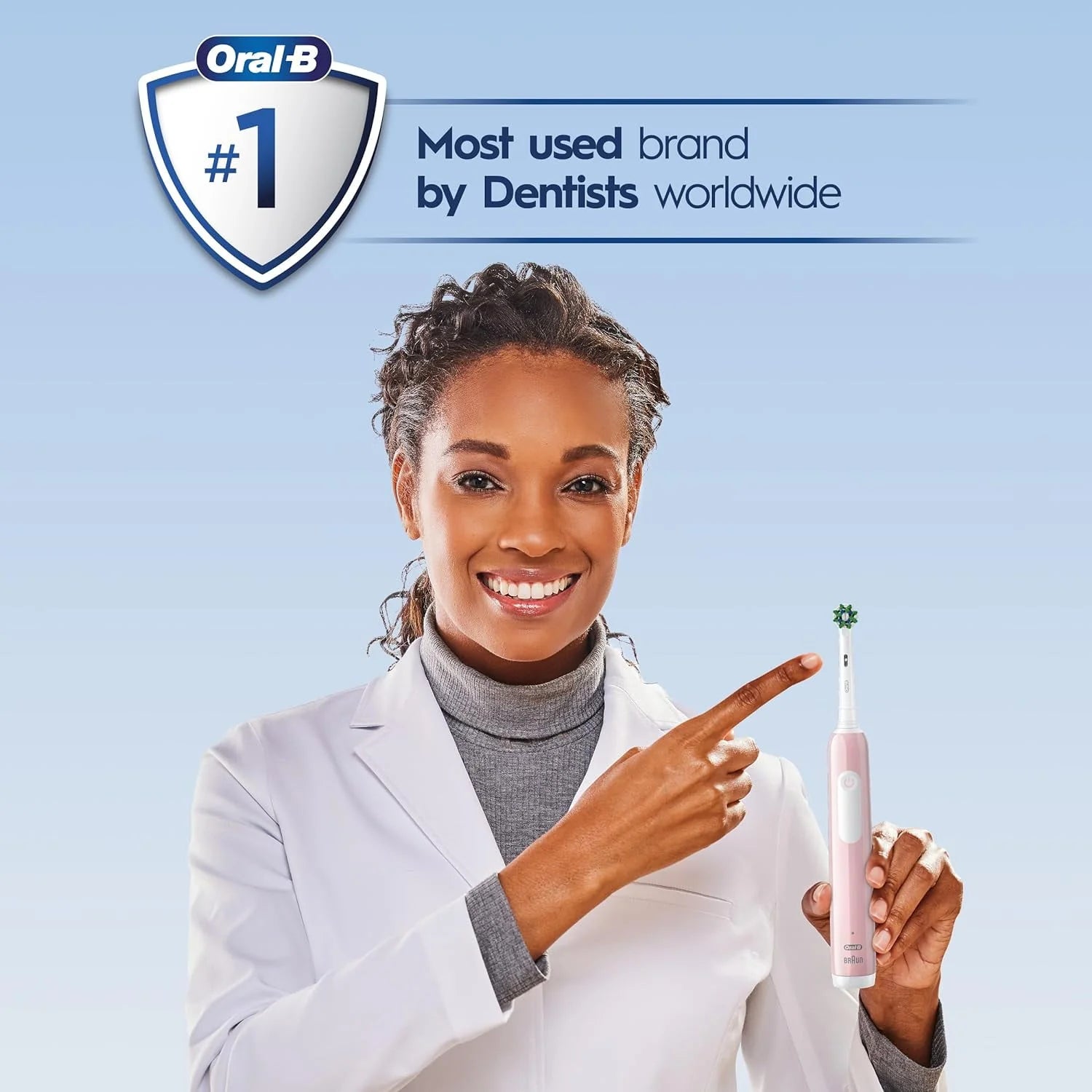 White Rechargeable Electric Toothbrush C1856