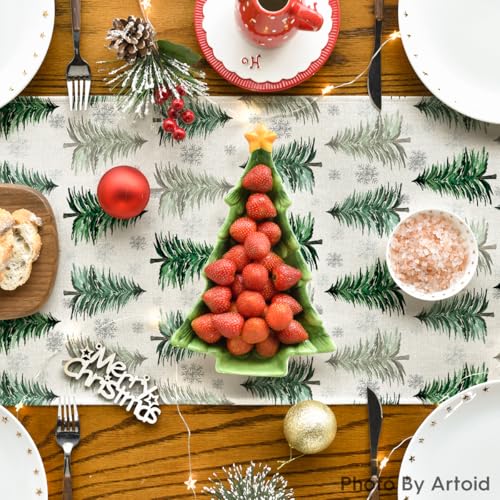 Green Christmas Table Runner 13x72 Inch G493097