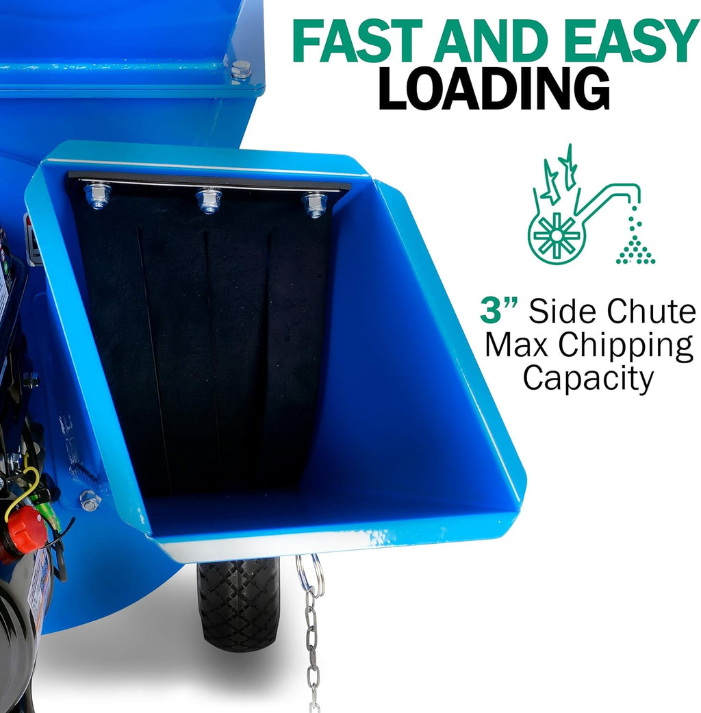 7HP 3 in 1 Wood Chipper Shredder Mulcher N33579