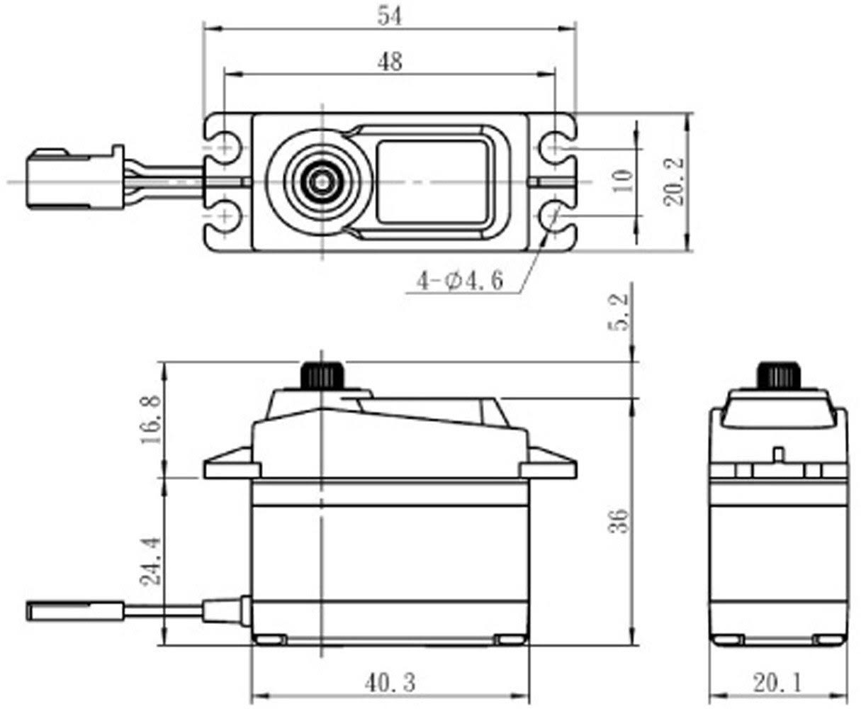 Super Speed Titanium Gear Digital Servo R406231
