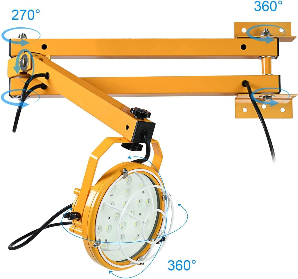 50W LED Loading Dock Light with Double Swing Arm G10913