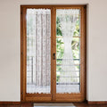 White Semi Sheer Voile Curtains 72 Inches 2 Pieces N215580