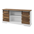 Rustic Farmhouse TV Stand Cabinet U13852