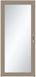 Sandstone Full-view Aluminum Storm Door in Brown V590712