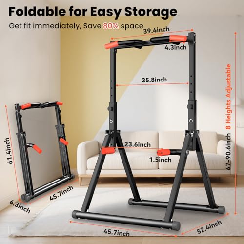Foldable Pull Up Dip Station I465637