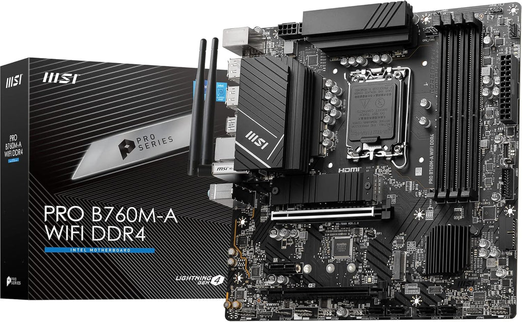 B760M-A WIFI DDR4 mATX Motherboard S271