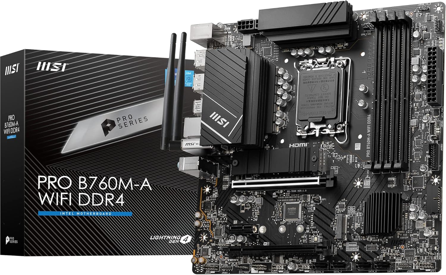 B760M-A WIFI DDR4 mATX Motherboard S271