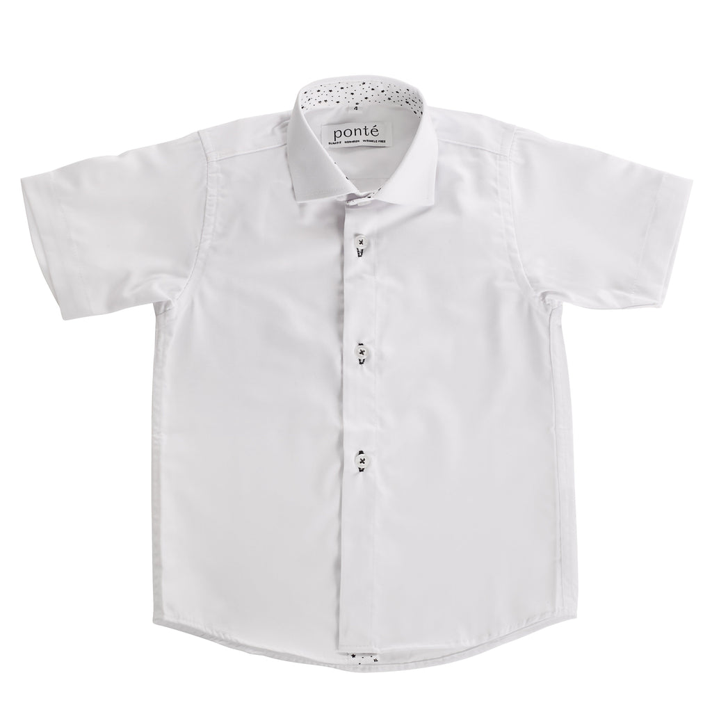 Ponte Kids Short Sleeve Shirt - Star