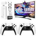 Retro Gaming Console with 20000+ Classic Video Games, 64G Storage, 4K HDMI Output and 2.4GHz Wireless Controller Q32442