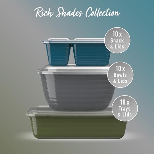 60-Piece Reusable Food Containers Meal Prep Kit B499775