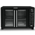 Black Digital French Door Air Fryer Toaster Oven Q4837