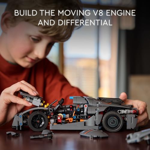 Grey Hypercar Building Toy Set Y2963