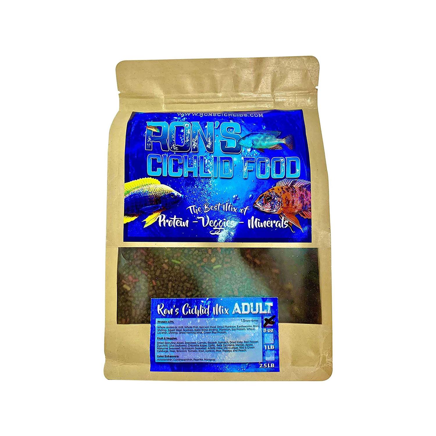 Fish Food for African Cichlids Tetras Tropical Fish Q96407