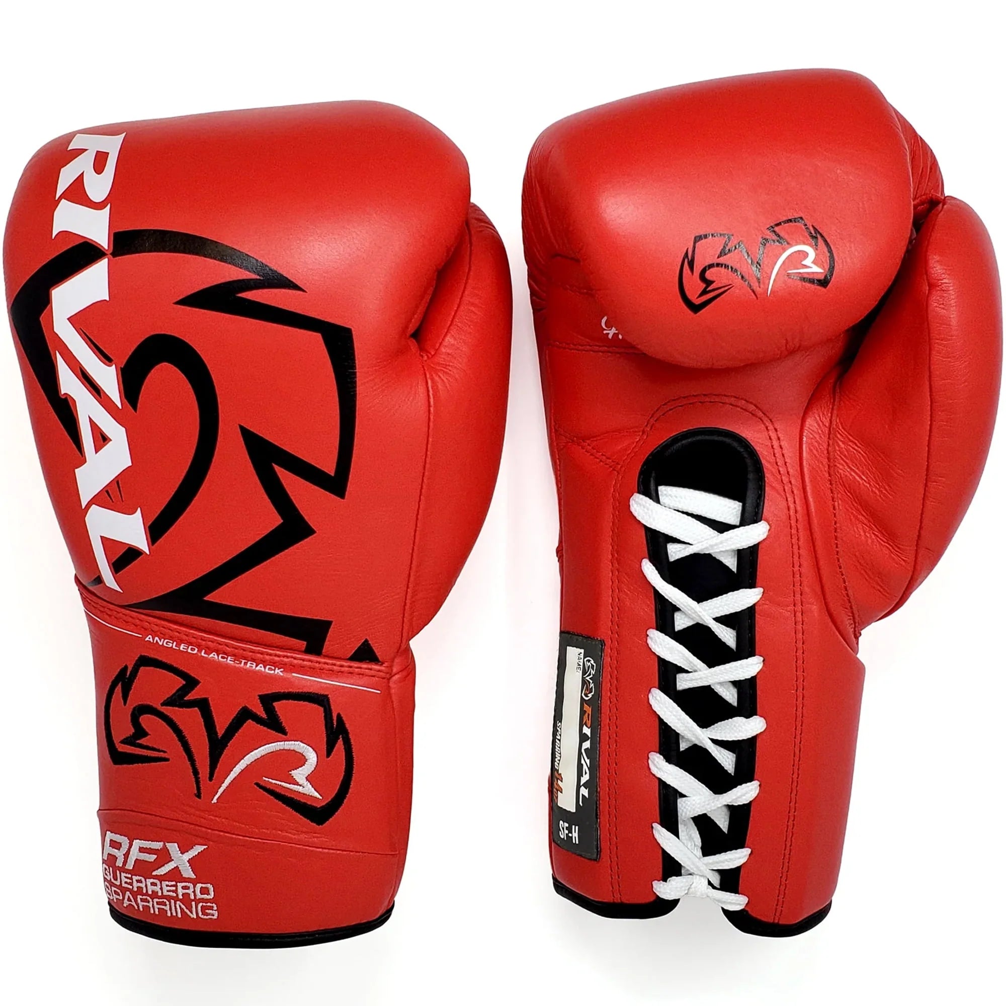 12 oz Red Lace-Up Sparring Gloves U480