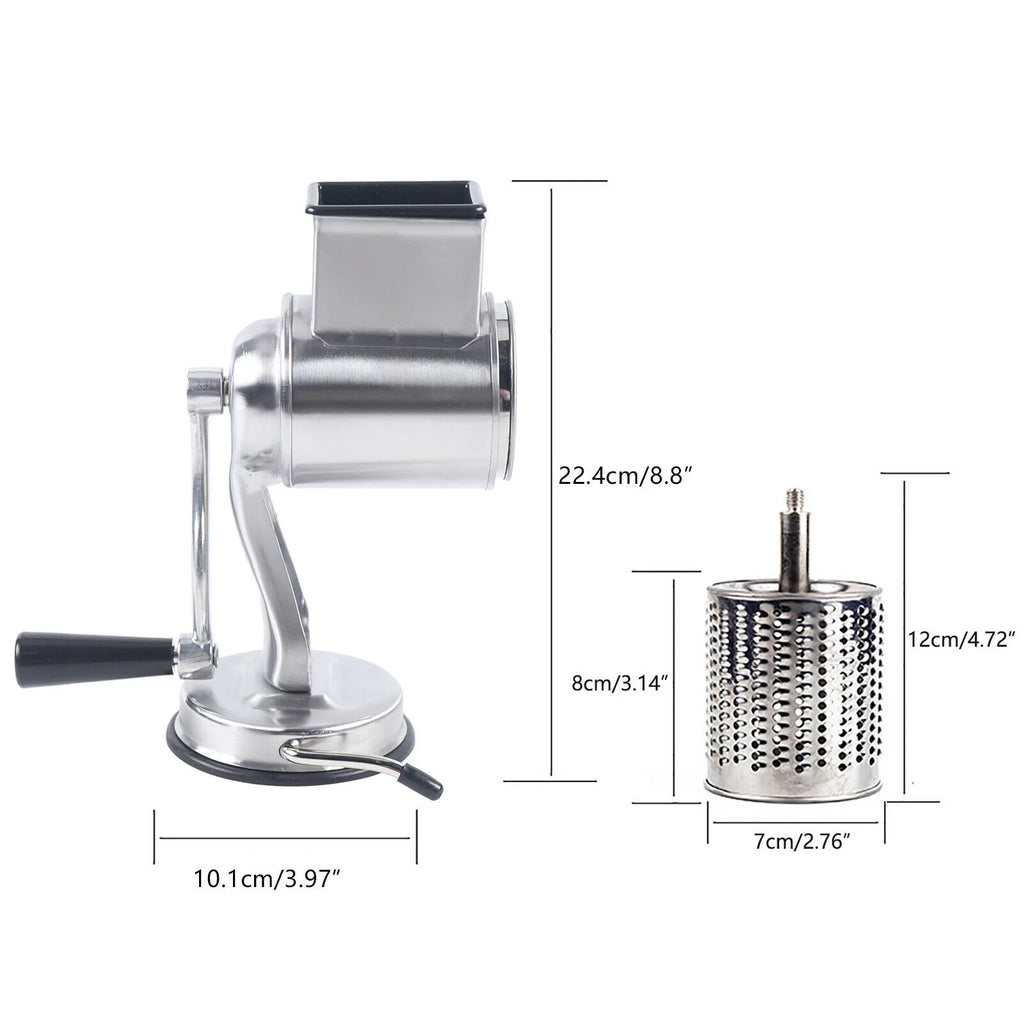 Stainless Steel Rotary Drum Grater with 5 Blades C35287