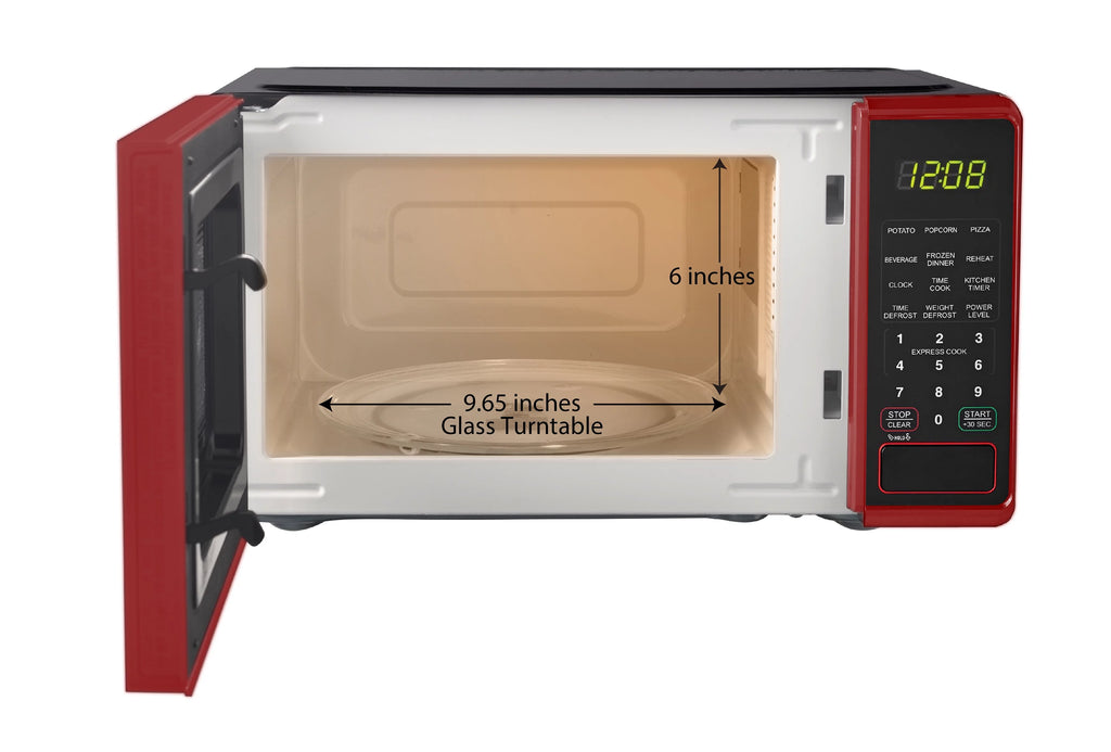 0.7 cu. ft. 700 Watts Red Countertop Microwave Oven A5600