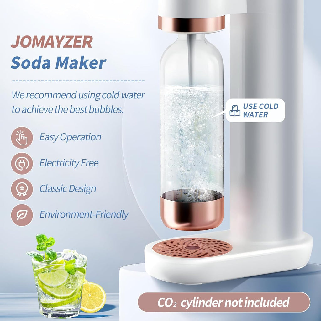 Sparkling Water Maker Soda Maker Machine with 1L PET Bottle E403
