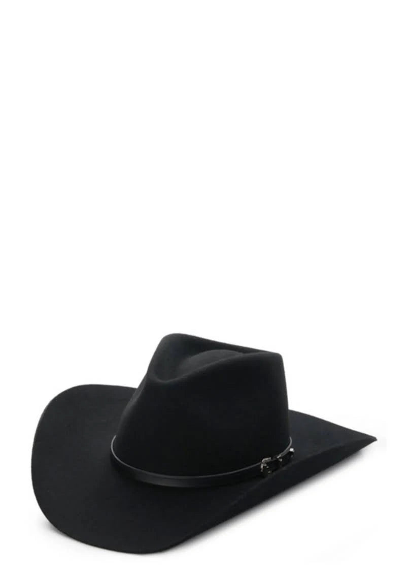 Black Buffalo Fur Hat T872