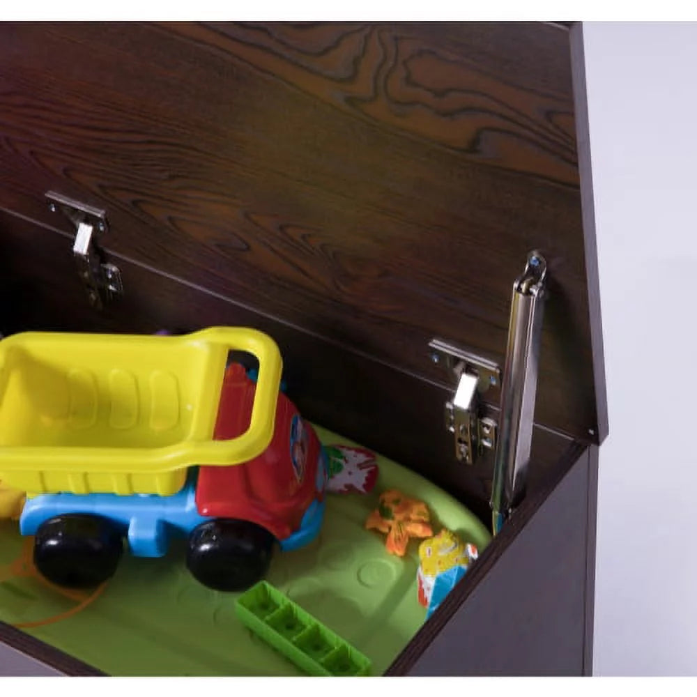 Brown Wooden Toy Box R638