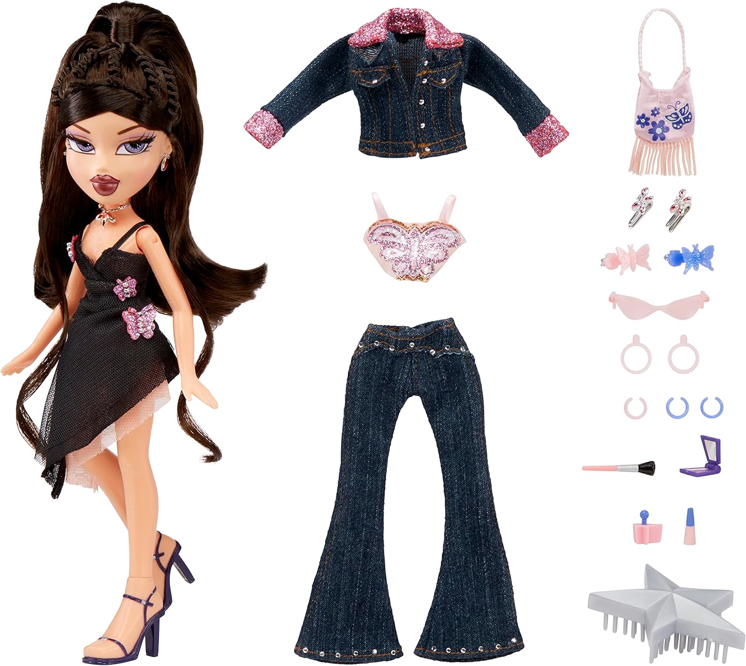 Bratz Girls Nite Out 21st Birthday Edition Fashion Doll Dana, 10 x 2.5 x 11.5 inches, Multicolor X21834