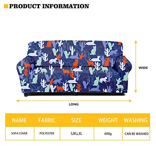 Red Aztec Print Sofa Cover X8890