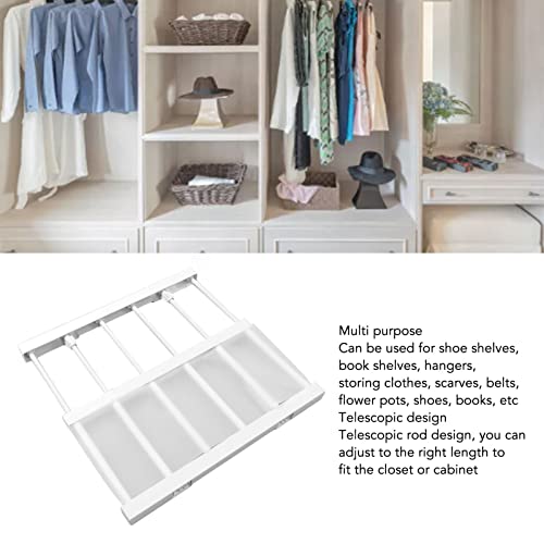 Tension Rod Shelf, 16.5in Width Adjustable Length C8188