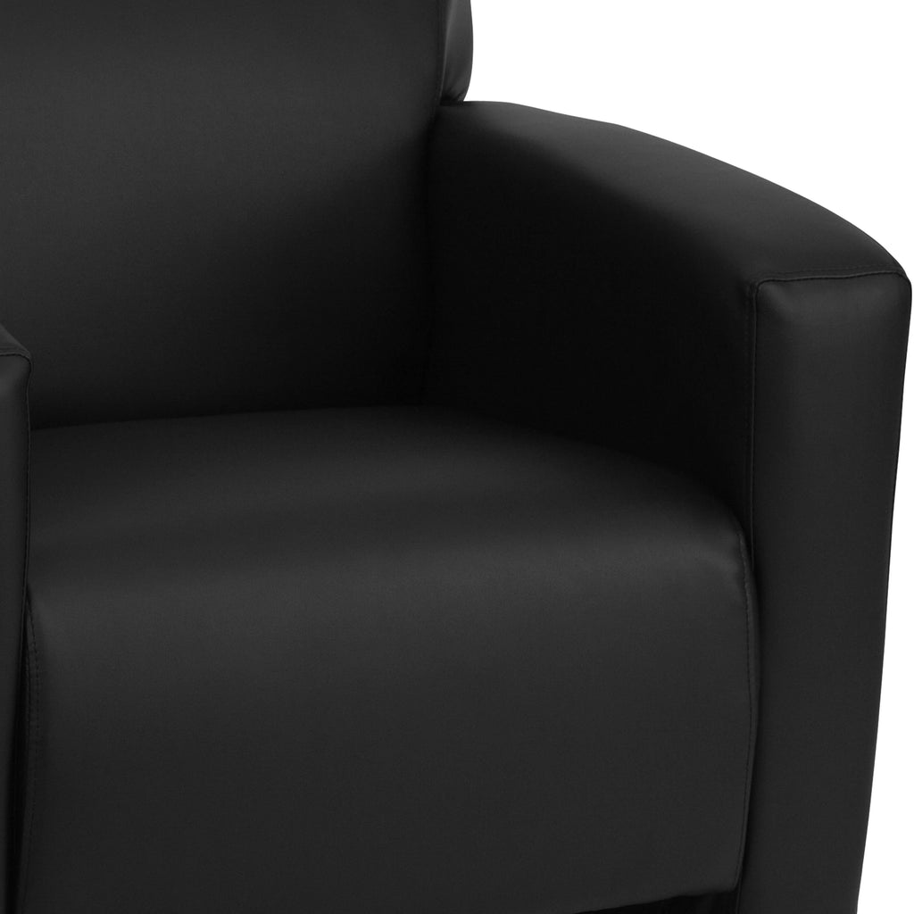 Black LeatherSoft Chair V7701