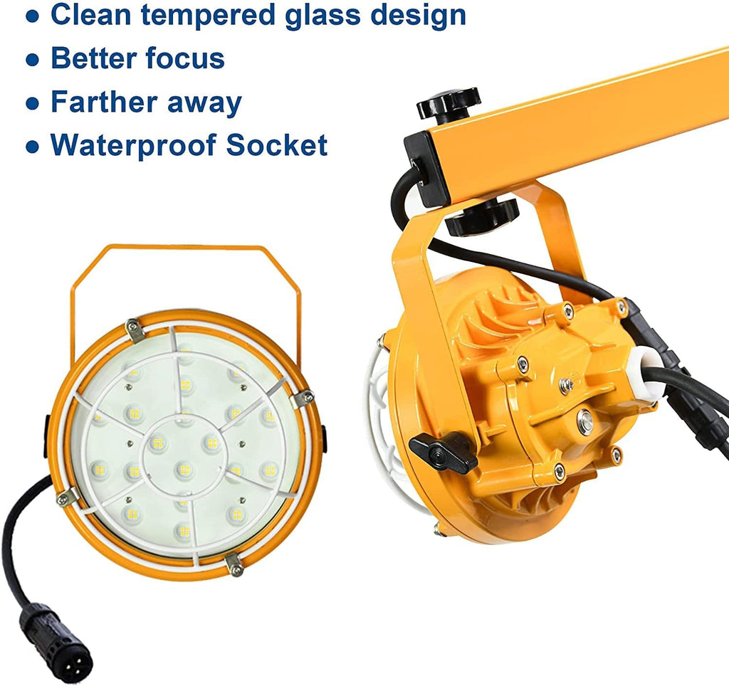 50W LED Loading Dock Light with Double Swing Arm G10913