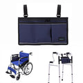Dark Blue Wheelchair Side Bag with Phone Holder L8514