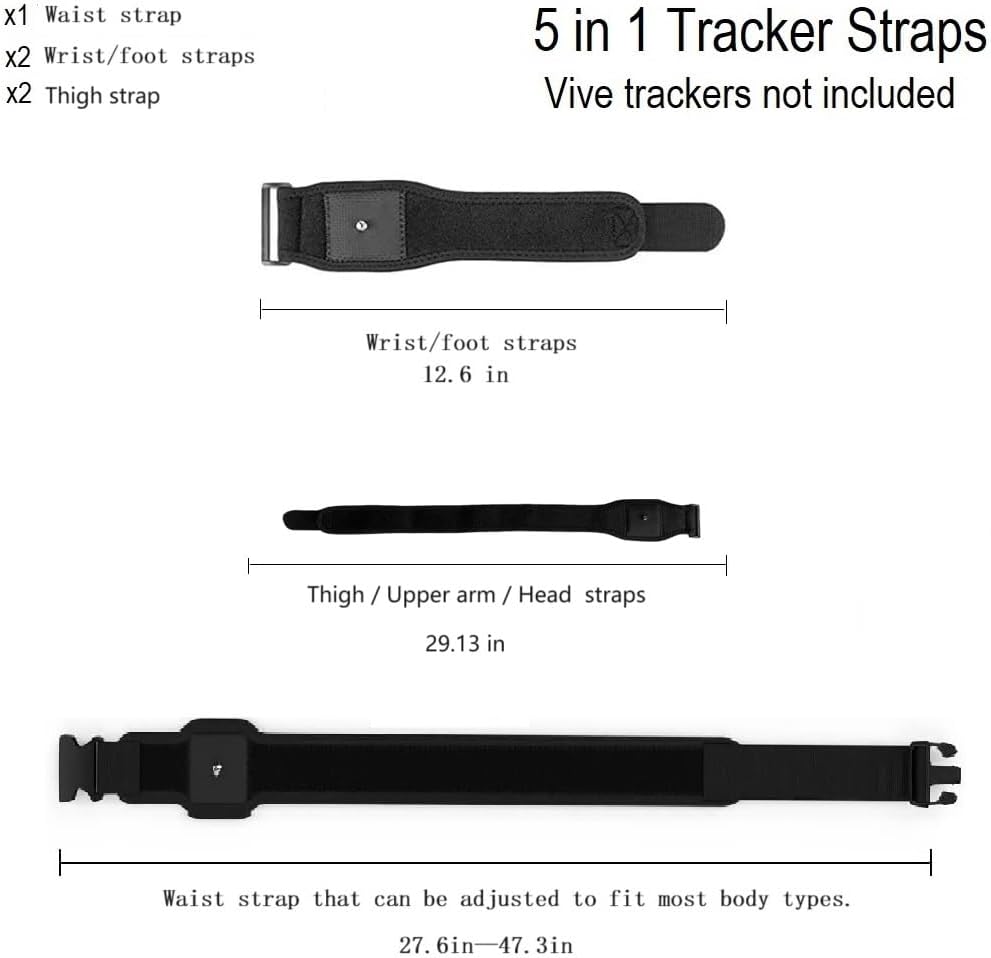 Full Body Tracker Strap, Waist Belt, Hand and Foot Strap, Thigh Strap, VR Accessories V95566