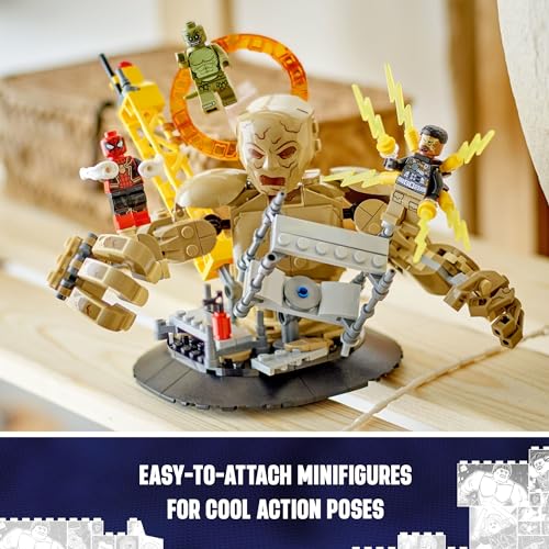 LEGO Marvel Spider-Man vs. Sandman: Final Battle Building Toy Set with Spider-Man Figure I8959