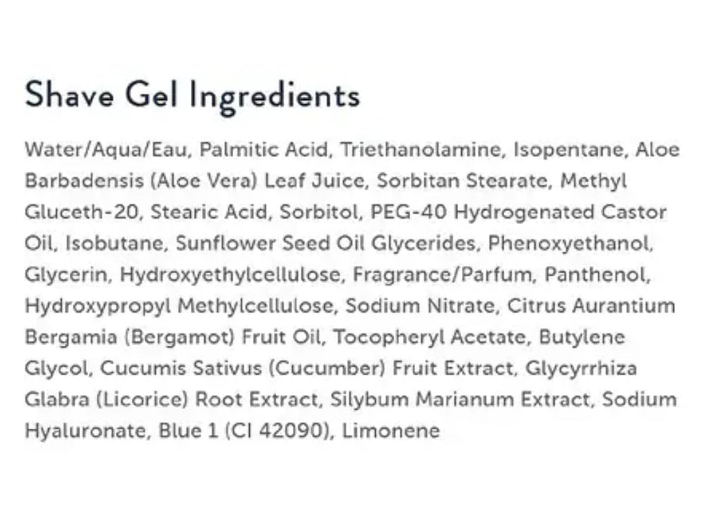Shave Gel R4178