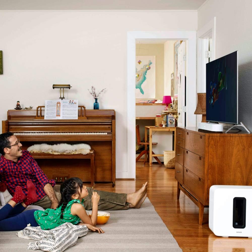 White Wireless Subwoofer V70614