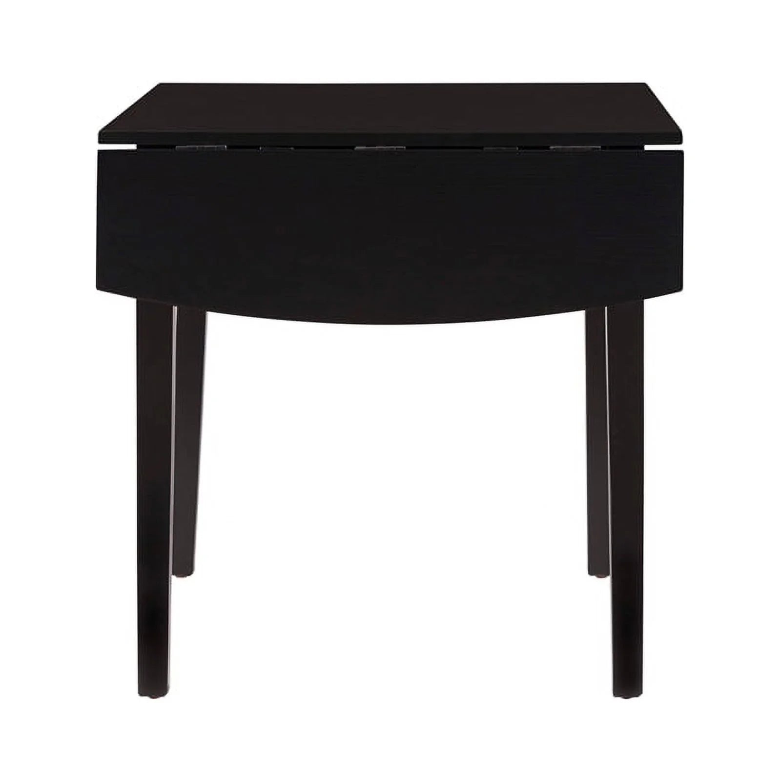 Black Wood Square Drop Leaf Table U19330