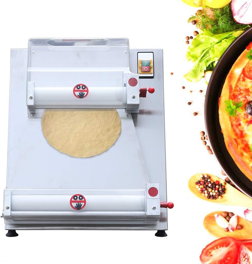 Electric Pizza Dough Roller Sheeter Machine 370W Z708